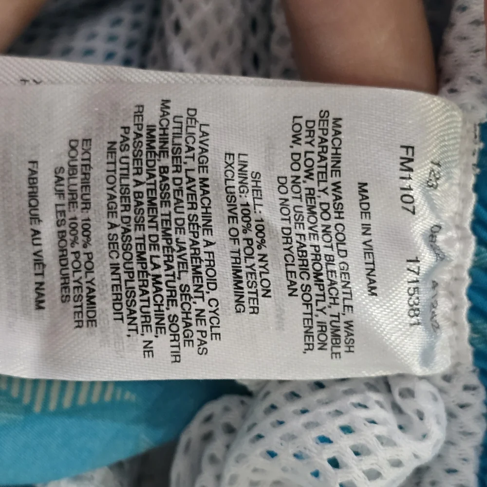 Columbia Umnishade SPF 50 Blue‎ Lined Mens Swim Trunks Pockets XL - Picture 7 of 10